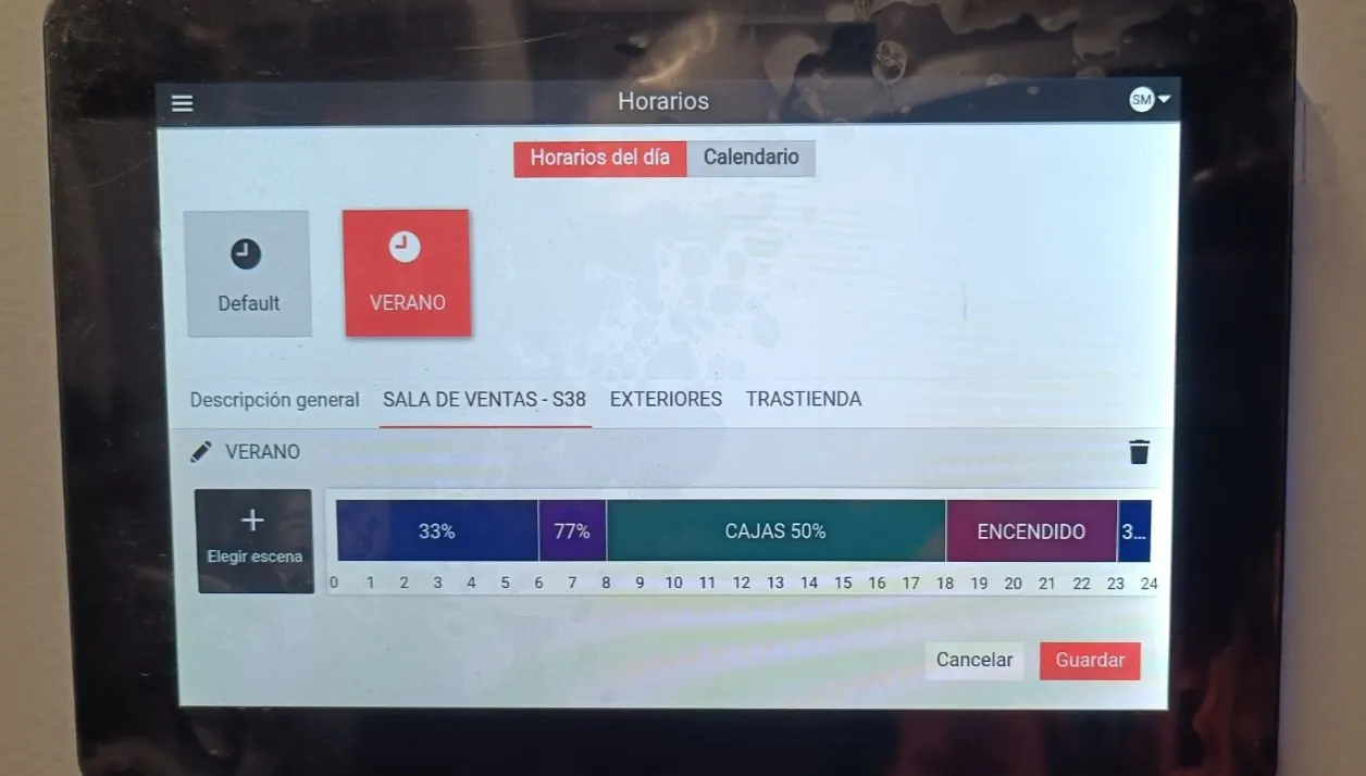 Iluminación automatizada