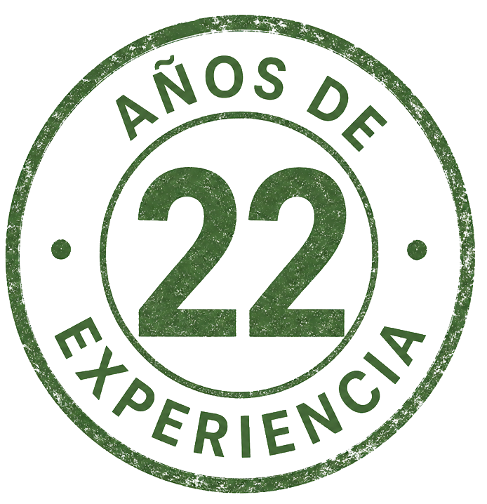 22 años de experiencia