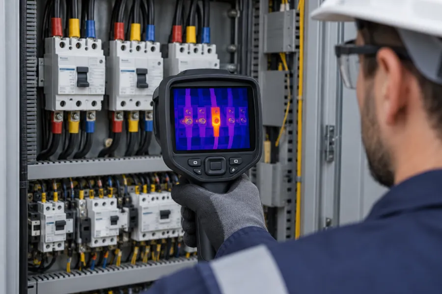 ¿Qué problemas puede revelar una termografía durante el mantenimiento eléctrico?